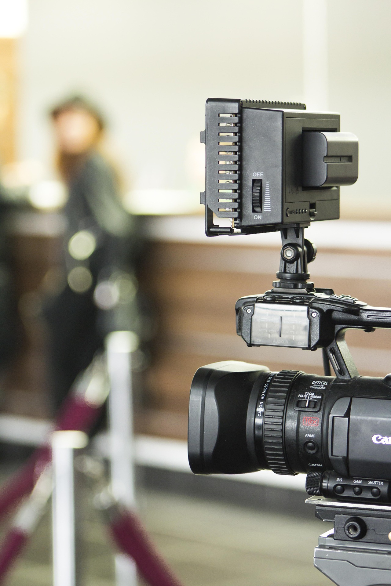 Cinevision production camera on set